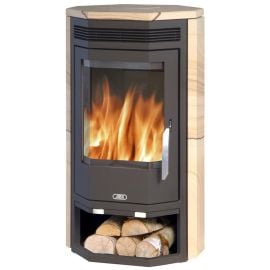 Malkas Kamīns Abx Baltik 6.5kw, Melns | Fireplaces (fireplace inserts) | prof.lv Viss Online