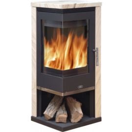 Malkas Kamīns Abx Admiral E-II 7kw, Bēšs | Fireplaces (fireplace inserts) | prof.lv Viss Online