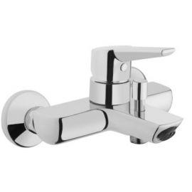 Aqualine Solid S Bath/Shower Mixer Chrome (17A42444) | Faucets | prof.lv Viss Online