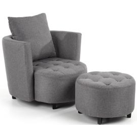 Кресло отдыха Halmar Hampton серого цвета | Мебель для гостиной | prof.lv Viss Online