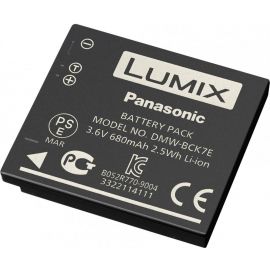 Аккумулятор Panasonic DMW-BCK7E для камер 680mAh, 3.6V (MW-BCK7E) | Panasonic | prof.lv Viss Online