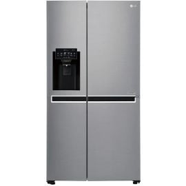 LG Side By Side Refrigerator GSL761PZUZ Silver | Divdurvju, Side by Side ledusskapji | prof.lv Viss Online