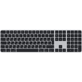Klaviatūra Apple Magic Keyboard With Touch ID and Numeric Keypad RU/EN Melna/Pelēka (MMMR3RS/A) | Klaviatūras | prof.lv Viss Online