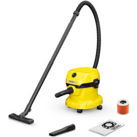 Пылесос для сбора строительной пыли Karcher WD 2 Plus V-12/4/18/C желтого/черного цвета (1.628-009.0) | Моющее и чистящее оборудование | prof.lv Viss Online