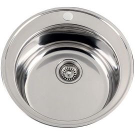Tredi DM-110 Built-in Kitchen Sink 51cm Stainless Steel (21414) | Washbasins | prof.lv Viss Online