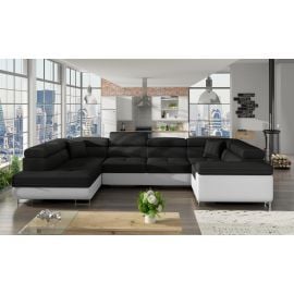 Eltap Letto Sawana/Soft Corner Pull-Out Sofa 58x340x90cm, Black (Le_18) | Living room furniture | prof.lv Viss Online