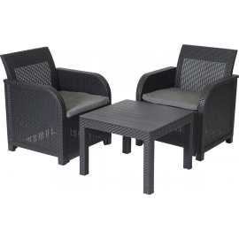 Keter Rosalie Garden Furniture Set Grey | Outdoor furniture sets | prof.lv Viss Online