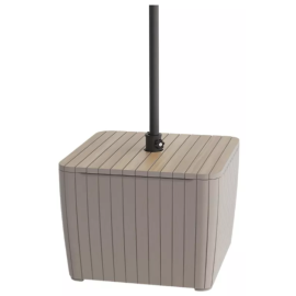 Dārza Galds Keter Luzon Parasol 57x57x43cm, Bešs (29214820587) | Садовые столы | prof.lv Viss Online