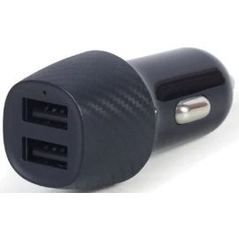 Gembird TA-U2C48A-CAR-01 USB Car Charger 24W, Black | Phone car chargers | prof.lv Viss Online