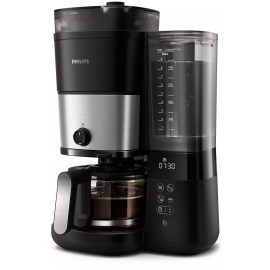 Кофеварка Philips HD7900/50 с фильтром для капель, серебристая, черная | Кофе-машины и аксессуары | prof.lv Viss Online