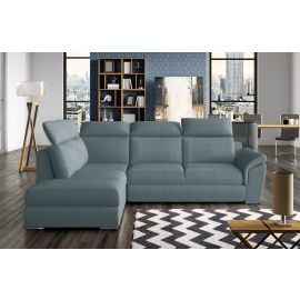 Eltap Loreto Solar Corner Pull-Out Sofa 60x260x102cm, Blue (Lor_79) | Sofas | prof.lv Viss Online