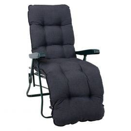 Солярийное кресло Home4You Baden 59x52x100 см, черное (K019536) | Лежаки | prof.lv Viss Online