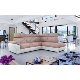 Eltap Loreto Omega/Soft Угловой Раскладной Диван 60x260x102см, Розовый (Lor_20) | Мебель для гостиной | prof.lv Viss Online