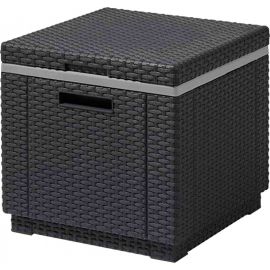 Коробка для хранения Keter Ice Cube Mantu 42x42x41 см, серого цвета (17194600) | Садовые ящики | prof.lv Viss Online