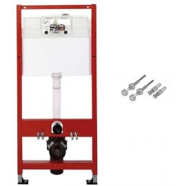 Tece TECEbase Built-in Bidet Frame Red/Grey (870007) | Wall-mounted toilet mounting element | prof.lv Viss Online