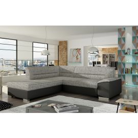 Eltap Verso Ontario/Soft Corner Pull-Out Sofa 63x266x83cm, Blue (V09) | Corner couches | prof.lv Viss Online