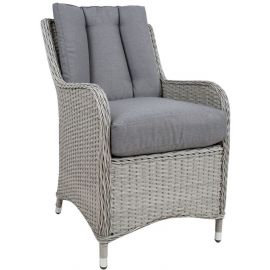 Дачное кресло Home4You Presly 70x48x90 см, серое (25221) | Садовые стулья | prof.lv Viss Online
