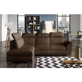 Eltap Loreto Dora Corner Pull-Out Sofa 60x260x102cm, Brown (Lor_83) | Corner couches | prof.lv Viss Online