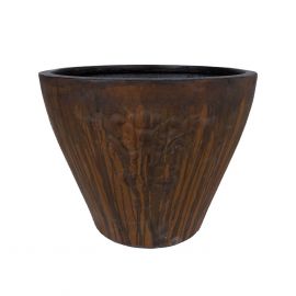 Home4You Flower Pot Lava D42xH32cm, Brown (71909) | Flower pots | prof.lv Viss Online