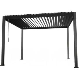 Home4You Mirador Садовая беседка 3x3м Темно-серый (19460) | Садовые навесы | prof.lv Viss Online