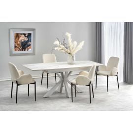 Halmar Vivaldi Dining Table 160/200x89x78cm, White (V-CH-VIVALDI-ST) | Halmar | prof.lv Viss Online