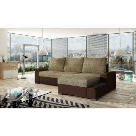 Eltap Black Berlin/Soft Corner Pull-Out Sofa 165x245x90cm, Beige (Ng17) | Living room furniture | prof.lv Viss Online