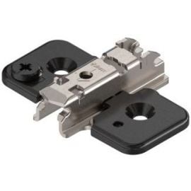Blum Clip Mounting Plate 3mm, With Eccentric Screw, Black (173H7130 ONS) | Furniture hinges | prof.lv Viss Online
