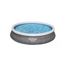 Piepūšamais Baseins Bestway Fast Set, 457x84cm, Pelēks/Balts (149612) | Pools and accessories | prof.lv Viss Online