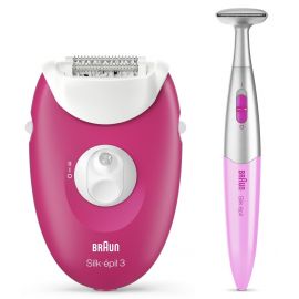 Braun SE 3420 Epilator White/Pink (4210201190288) | For beauty and health | prof.lv Viss Online