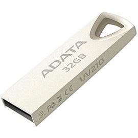 USB Zibatmiņa Adata UV210 2.0, 32GB, Sudraba (AUV210-32G-RGD) | Datu nesēji | prof.lv Viss Online
