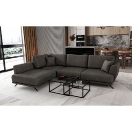 Eltap Larde Flores Corner Pull-Out Sofa 191x276x90cm, Grey (CO-LAR-LT-05FL) | Sofas | prof.lv Viss Online