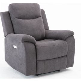 Кресло для отдыха Home4You Milo, серого цвета | Реклайнеры | prof.lv Viss Online