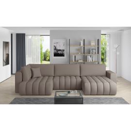 Eltap Bonito Savoi Corner Pull-Out Sofa 175x350x92cm, Brown (CO-BON-RT-07SA) | Corner couches | prof.lv Viss Online