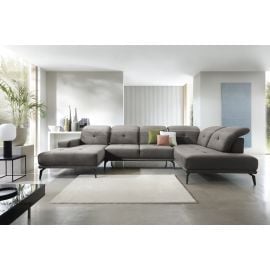 Eltap Bretan Loco Corner Sofa 205x350x107cm, Grey (CO-BRE-RT-04LO) | Corner couches | prof.lv Viss Online