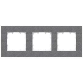 Siemens Delta Miro Рамка для заземляющего розеточного блока 3-мест., серый (5TG1113-2) | Розетки и выключатели скрытого монтажа | prof.lv Viss Online