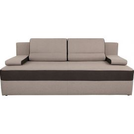 Black Red White Juno IV LUX 3DL U Face Pull-Out Sofa 106x211x90cm Beige/Brown | Sofa beds | prof.lv Viss Online