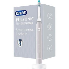Braun Oral-B Pulsonic Slim Clean 2000 Electric Toothbrush Grey | Electric Toothbrushes | prof.lv Viss Online