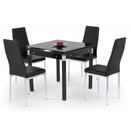 Halmar Kent Extendable Table 80x80cm, Black | Halmar | prof.lv Viss Online