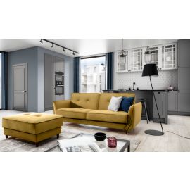 Eltap Bellis Extendable Sofa 220x90x83cm Universal Corner, Yellow (SO-BEL-48MO) | Beds | prof.lv Viss Online