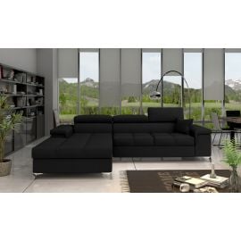 Eltap Ricardo Sawana Corner Pull-Out Sofa 60x280x90cm, Black (Ric_15) | Upholstered furniture | prof.lv Viss Online