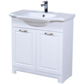 Aqua Rodos Classic 80 Bathroom Sink with Cabinet White (1957420) | Sinks with Cabinet | prof.lv Viss Online