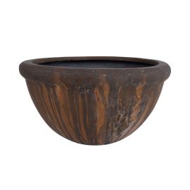 Home4You Flower Pot Lava D48.5xH25cm, Brown (71906) | Flower pots | prof.lv Viss Online
