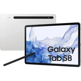 Samsung Galaxy Tab S8 Tablet 128GB Silver (SM-X700NZSAEUE) | Samsung | prof.lv Viss Online