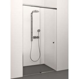 Душевые двери Stikla Serviss Serena 110cm 110SER Прозрачный Хром | Двери и стены для душа | prof.lv Viss Online