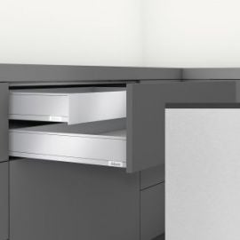 Iekšējā Atvilktne Blum myLegrabox M, 500mm, Karbona/Inox (53.50.05.56) | Blum | prof.lv Viss Online