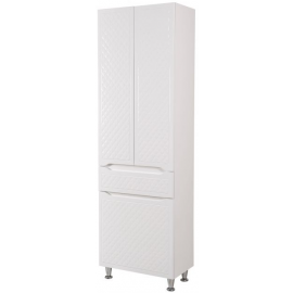 Aqua Rodos Rodors 60 Tall Cabinet (Penalis) White (1957790) | High cabinets | prof.lv Viss Online