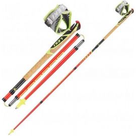 Leki Micro Trail Pro Trekking Poles 110-135cm Red/Yellow/Green/Black (40038) | Leki | prof.lv Viss Online