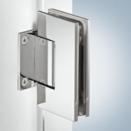 Hafele Shower Door Hinge 90°, Straight, Chrome (981.53.152) | Hafele | prof.lv Viss Online