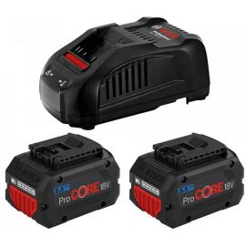 Bosch GBA ProCore Charger 18V, Batteries 2x18V, 5.5Ah (1600A0214C) | Battery and charger kits | prof.lv Viss Online