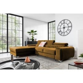 Eltap Grayson Loco Corner Pull-Out Sofa 205x275x98cm, Yellow (CO-GRA-LT-45LO) | Sofas | prof.lv Viss Online